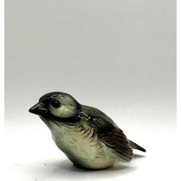 Vintage Goebal West Germany Sparrow Bird Figuine CV75 Porcelain Brown - Picture 4 of 16